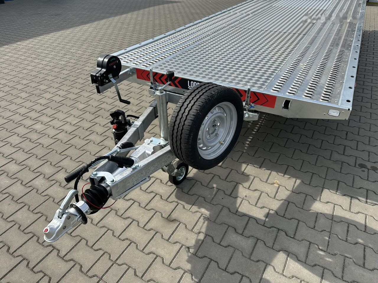 Trailer autotransporter baru Lorries PLI35-5521 laweta 550x210 cm 2-osiowa 3500kg DMC uchylna: gambar 10