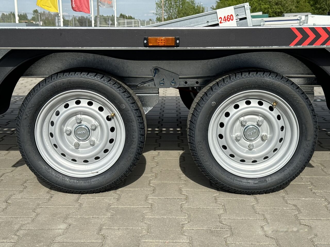 Trailer autotransporter baru Lorries PLI35-5521 laweta 550x210 cm 2-osiowa 3500kg DMC uchylna: gambar 18
