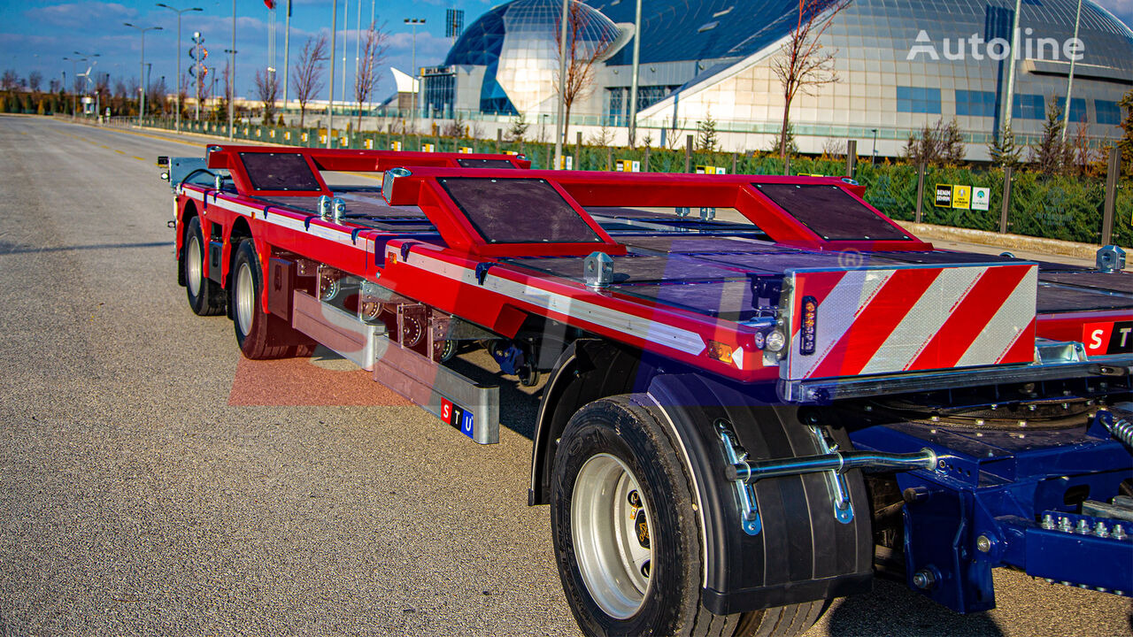 Trailer low bed untuk pengangkutan mesin berat baru STU Boat Drawbar Trailer: gambar 21