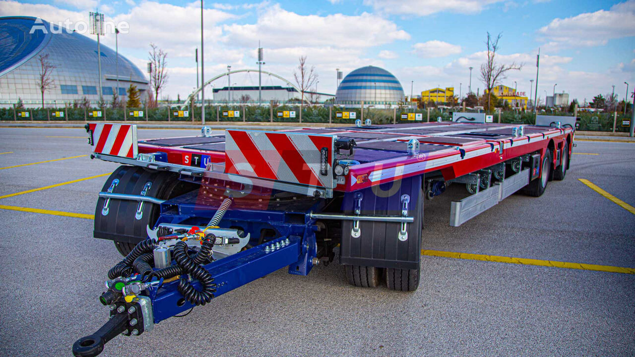 Trailer low bed untuk pengangkutan mesin berat baru STU Boat Drawbar Trailer: gambar 14