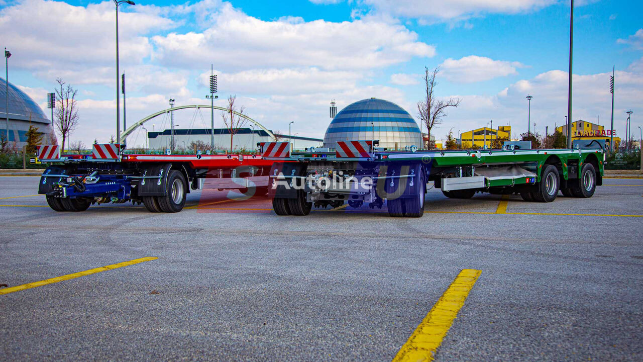 Trailer low bed untuk pengangkutan mesin berat baru STU Boat Drawbar Trailer: gambar 23