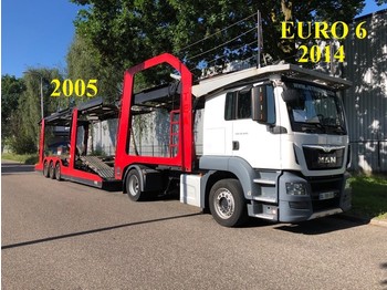 Lohr Eurolohr, Truck 2014, EURO 6, Retarder, Airco, Car Transporter, Navigation, Combi - Trailer autotransporter