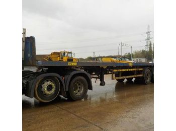  2003 Broshuis 3AOU14.22 Tri Axle Extendable Flat Bed Trailer - XL93000SE3L007042 - Trailer flatbed