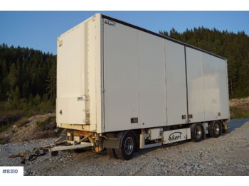  Ekeri 3 aks box trailer with side opening on both sides. 21 pallets - Trailer kotak tertutup