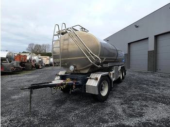 Magyar 3 AXLES - INSULATED STAINLESS STEEL TANK 17000L 1 COMP - Trailer tangki