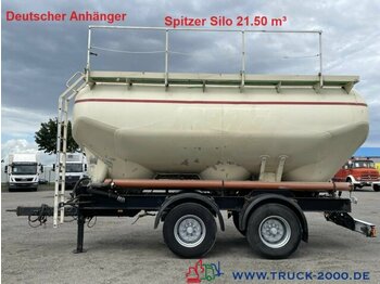  Tonne Spitzer Silo 21.50 m³ Staub.- Rieselgüter - Trailer tangki