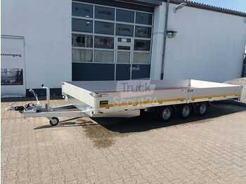  Eduard - Multitrailer Tridem 3500kg 556x220cm Alurampen - Trailer untuk mesin konstruksi