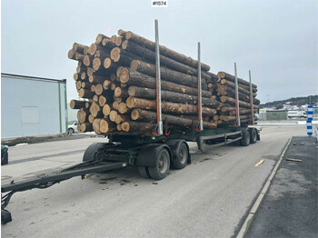 Trailer pengangkut kayu bjornavagnen Timber trailer: gambar 1