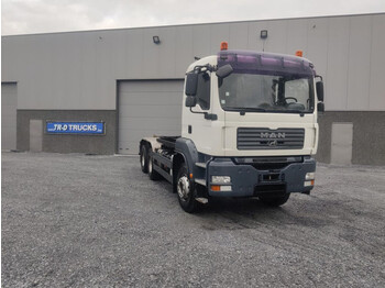 Hook lift MAN TGA 26.360 CONTAINERSYSTEEM HIAB 6X4 bladgeveerd