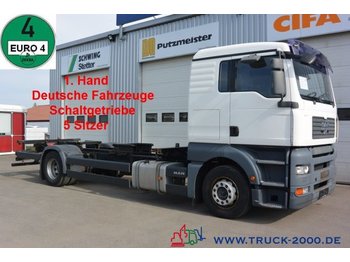 Pengangkut kontainer/ Container truck MAN TGA 18.360 LL BDF 1.Hand 5 Sitzer Klima Schalter: gambar 1