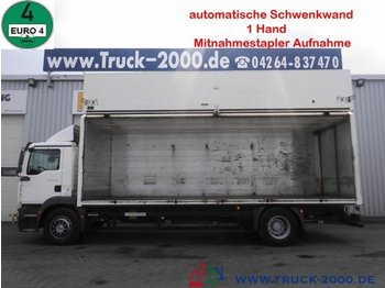 Truk box MAN TGM 18.330 elek. Schwenkwand Stapleraufnahme AHK: gambar 1