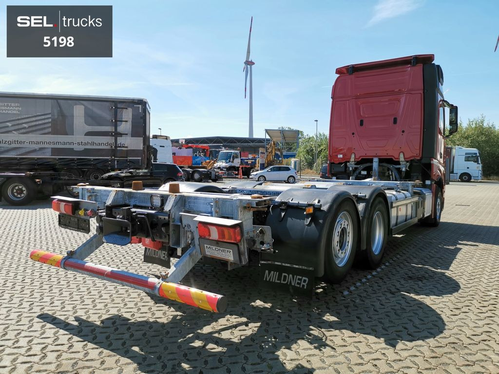 Pengangkut kontainer/ Container truck Mercedes-Benz Actros 2545 / VOITH Retarder / LENKACHSE !!!: gambar 5