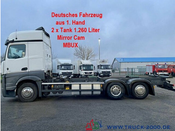 Pengangkut kontainer/ Container truck Mercedes-Benz Actros 2548 BDF Big Space 2xTank Retarder 1.Hand: gambar 1