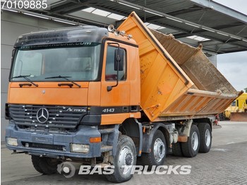 Truk jungkit Mercedes-Benz Actros 4143 K 8X6 Manual BigAxle SteelSuspension 15m3 Euro 3: gambar 1
