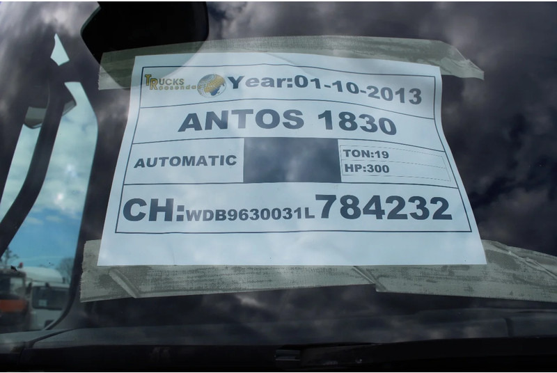 Truk box Mercedes-Benz Antos 1830 + EURO 5 + NICE TRUCK: gambar 13