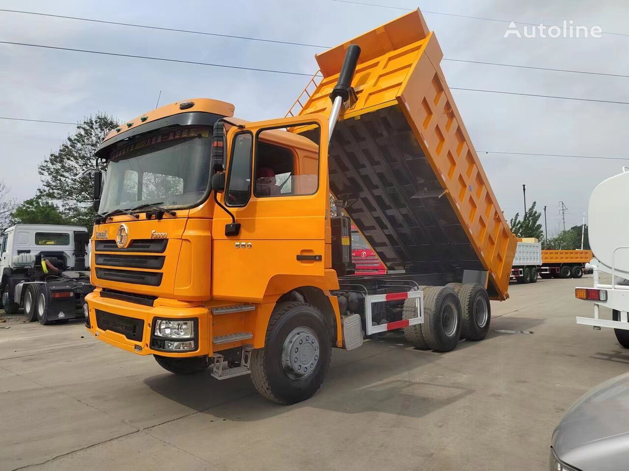 Truk jungkit SHACMAN China dumper Howo tipper lorry: gambar 3