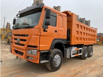 Truk jungkit untuk pengangkutan silo SINOTRUK Howo 371 Dump truck: gambar 1