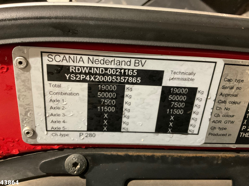 Truk skip loader Scania P 280 Euro 6 Hyvalift 14 Ton portaalarmsysteem: gambar 20
