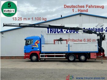 Truk flatbed, Truk derek Scania R400 Atlas Tirre 191L 9m=1,7t. 7m Ladefl. 1.Hand: gambar 1