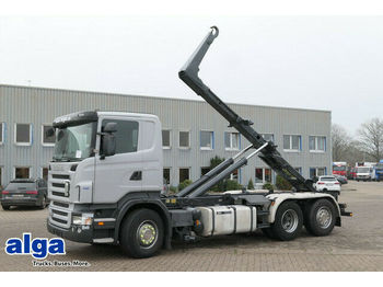 Hook lift Scania R 420 LB6x24HNA, Meiller RK20.65, Liftachse: gambar 1