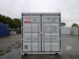 Kontainer pengiriman 20`DV Seecontainer neuwertig RAL7035 Lichtgrau: gambar 13