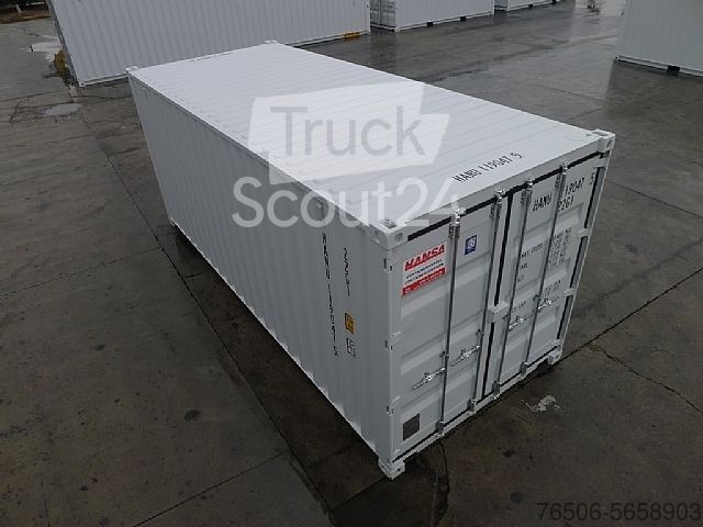 Kontainer pengiriman 20`DV Seecontainer neuwertig RAL7035 Lichtgrau: gambar 6