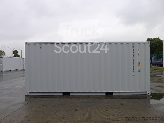 Kontainer pengiriman 20`DV Seecontainer neuwertig RAL7035 Lichtgrau: gambar 9