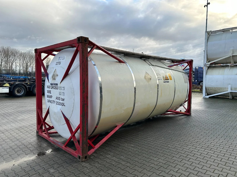 Tangki penyimpanan CIMC ISO 20FT 24.920L tankcontainer, UN Portable, T11, steam heating, bottom discharge, 5Y-test: 11/2024: gambar 4