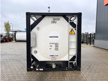 Tangki penyimpanan baru CIMC tankcontainers TOP: ONE WAY/NEW 20FT ISO tankcontainer, 25.000L/1-comp., L4BN, UN Portable, T11, steam heating, bottom discharge: gambar 4