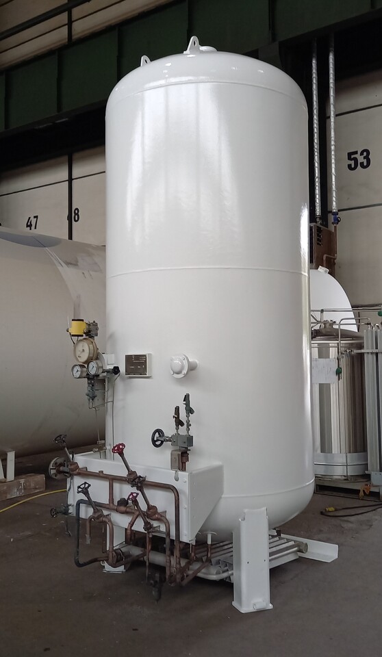 Tangki penyimpanan Messer Griesheim Gas tank for oxygen LOX argon LAR nitrogen LIN 3240L: gambar 2