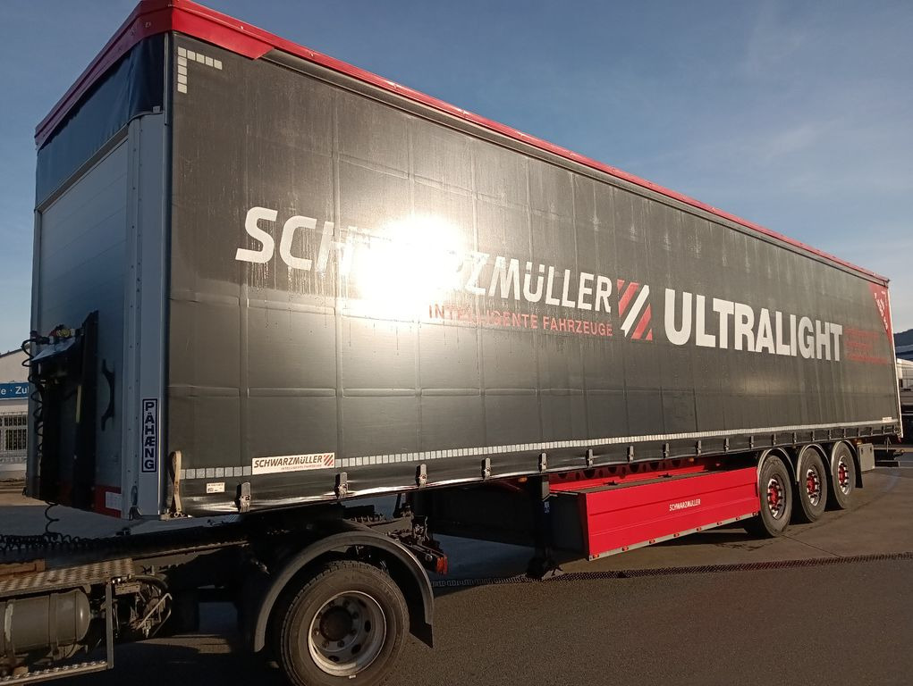 Schwarzmüller 3-A-ULTRALIGHT-Pal-Kiste Liftachse SAF 5680kgTÜV  - Semi-trailer dengan terpal samping: gambar 5