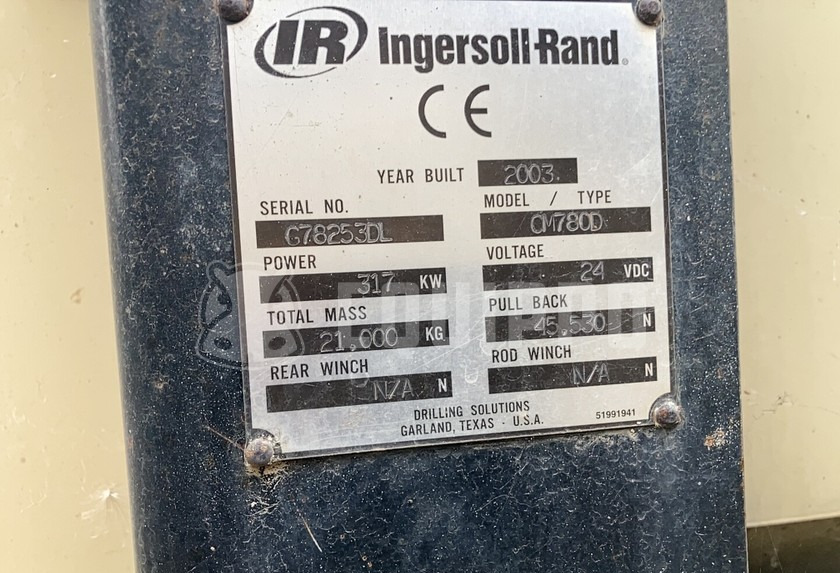  Ingersoll Rand CM 780D Drill - Anjungan pengeboran: gambar 5