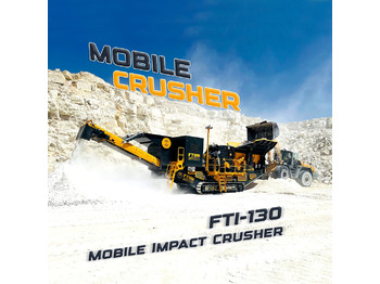 FABO FTI-130 MOBILE IMPACT CRUSHER 400-500 TPH | AVAILABLE IN STOCK - Tanaman penghancur mobil: gambar 1