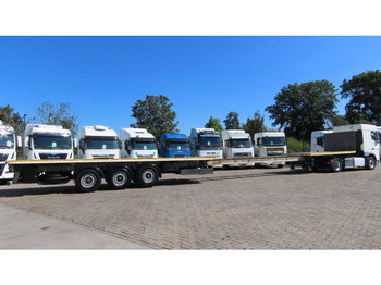 Lecitrailer 13.8 - 20.8 long retractable open semitrailer - Semi-trailer flatbed: gambar 1