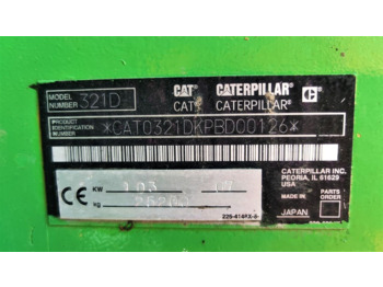 Caterpillar 321DLCR - Ekskavator perayap: gambar 2