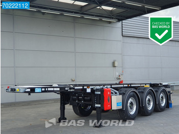 D-Tec CONTAINER CARRIER CC-20-3-T 3 axles ADR Liftachse - Semi-trailer pengangkut mobil: gambar 1