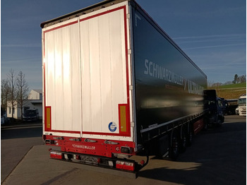 Schwarzmüller 3-A-ULTRALIGHT-Pal-Kiste Liftachse SAF 5680kgTÜV  - Semi-trailer dengan terpal samping: gambar 4