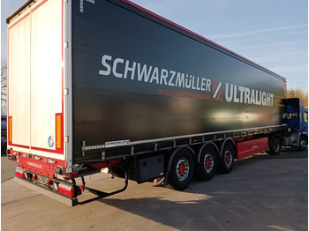 Schwarzmüller 3-A-ULTRALIGHT-Pal-Kiste Liftachse SAF 5680kgTÜV  - Semi-trailer dengan terpal samping: gambar 3