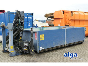 Abrollcontainer, Kran Hiab 099 BS-2 Duo  - Wadah kontainer: gambar 1