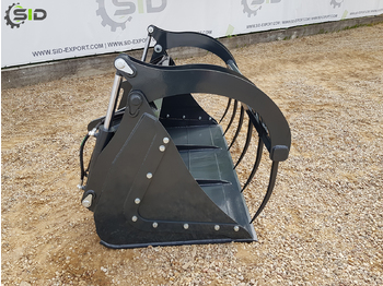SID KROKODILSCHAUFEL GESCHMIEDETE ZINKEN XXL / Crocodile grab bucket forged tines XXL - Peralatan silo: gambar 4