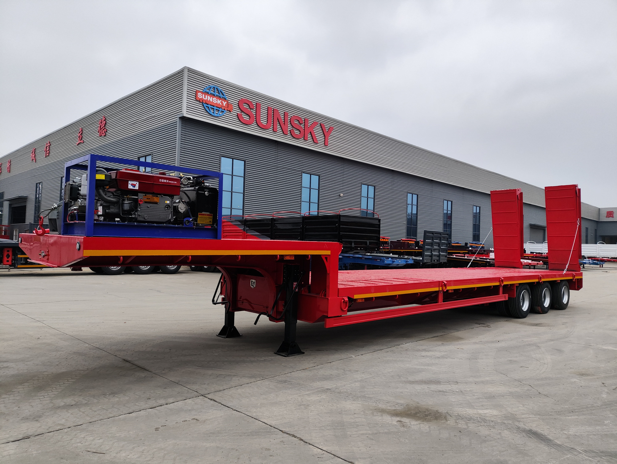 Xiamen Sunsky Vehicle Co.,Ltd - Semi-trailer - Tahun: 2024, baru, 4-poros undefined: gambar 15