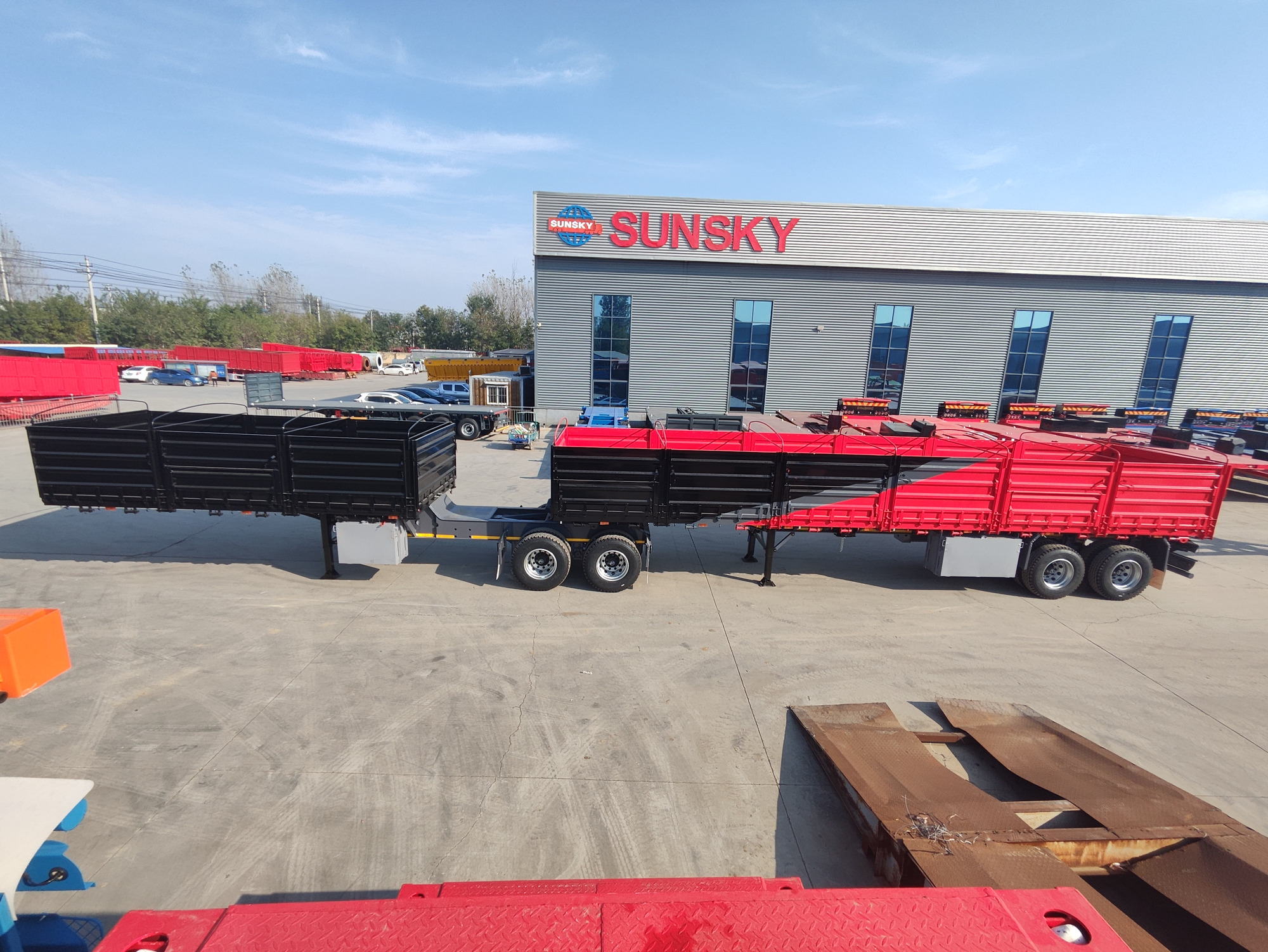 Xiamen Sunsky Vehicle Co.,Ltd - Semi-trailer - Tahun: 2024, baru, 4-poros undefined: gambar 9