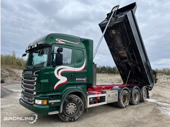Truk jungkit 2013 V8 SCANIA R560 8X4 Tipper/Kallur/Retarder: gambar 3