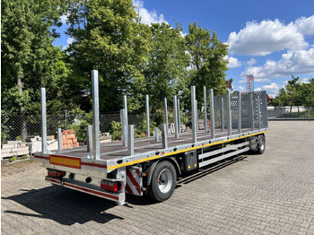 Trailer flatbed Möslein  2 Achs Jumbo- Plato- Anhänger: gambar 3