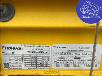 Semi-trailer dengan terpal samping Krone: gambar 2