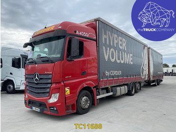 Truk dengan terpal samping MERCEDES-BENZ Actros 2648