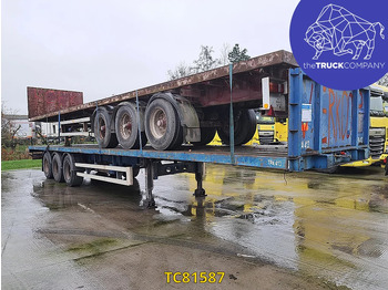 Semi-trailer flatbed TURBO'S HOET