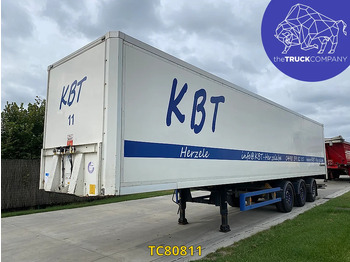 Semi-trailer kotak tertutup VAN HOOL