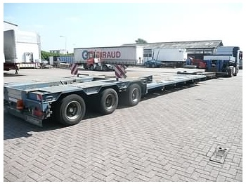 Semi-trailer flatbed untuk pengangkutan mesin berat GOLDHOFER STZ-VLS4-38/80: gambar 1