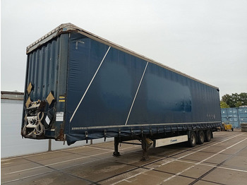 Semi-trailer dengan terpal samping KRONE